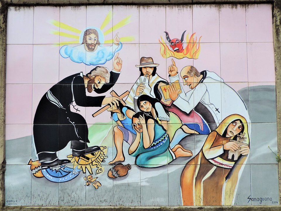 Andes peinture murale