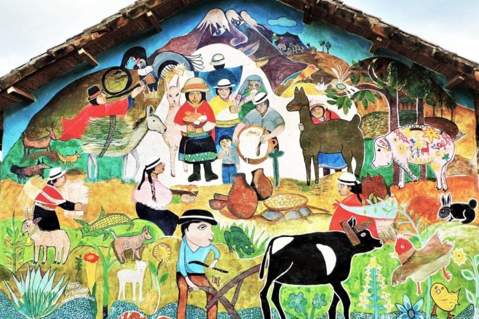 Andes Equatoriennes peinture murale Chimborazo Serenji