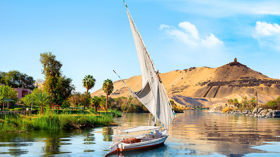 Felouque sur le Nil Voyage Egypte